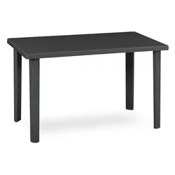 Tavolo da esterno polipropilene MARSHALL Fisso Antracite (120x70x72cm) 54 4