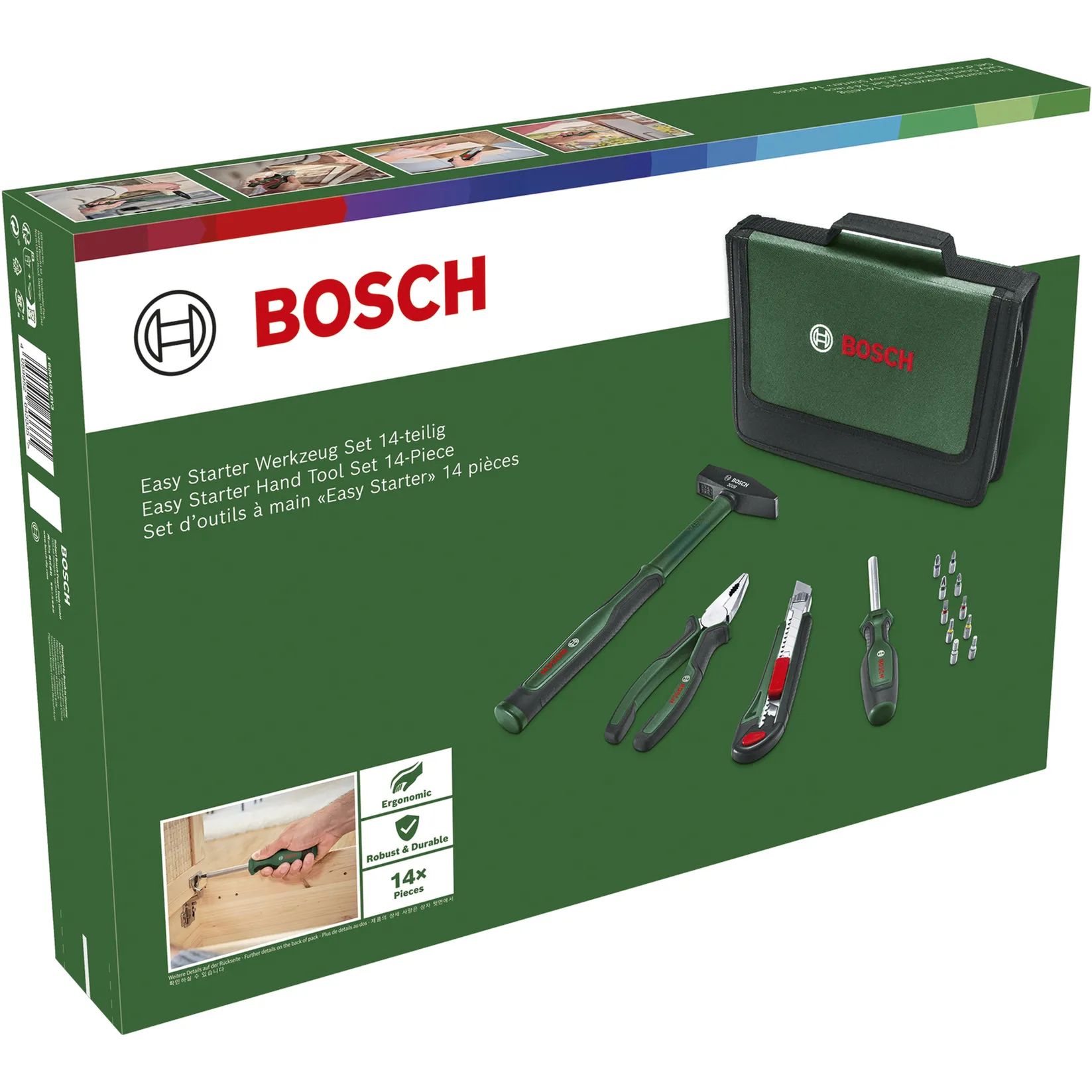 Set di utensili Easy Starter, 14 pezzi, Set di strumenti