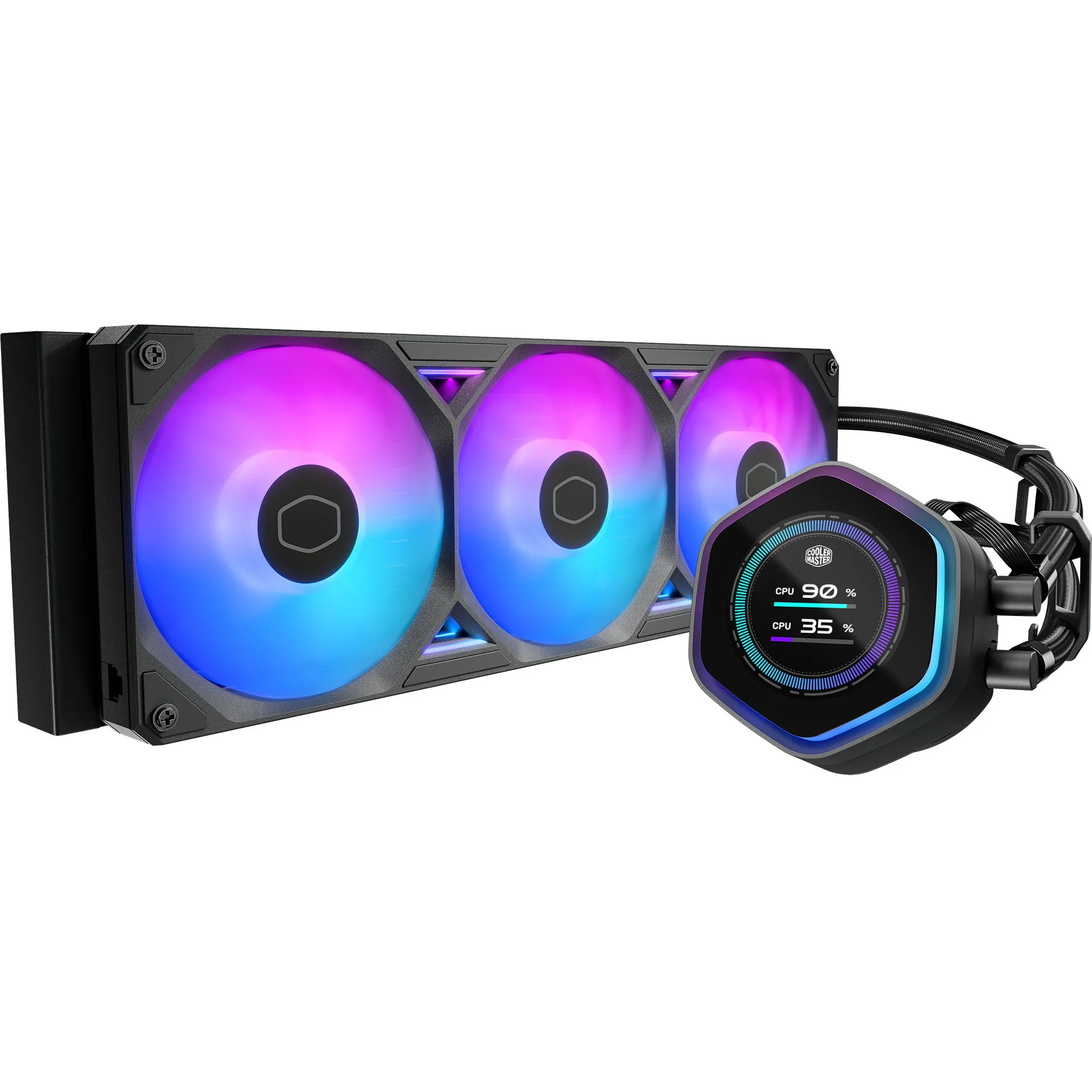 MasterLiquid 360 Atmos II LCD ARGB, Raffreddamento ad acqua
