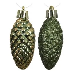 Pigne (12pz-9,5cm) Plastica Green 028491