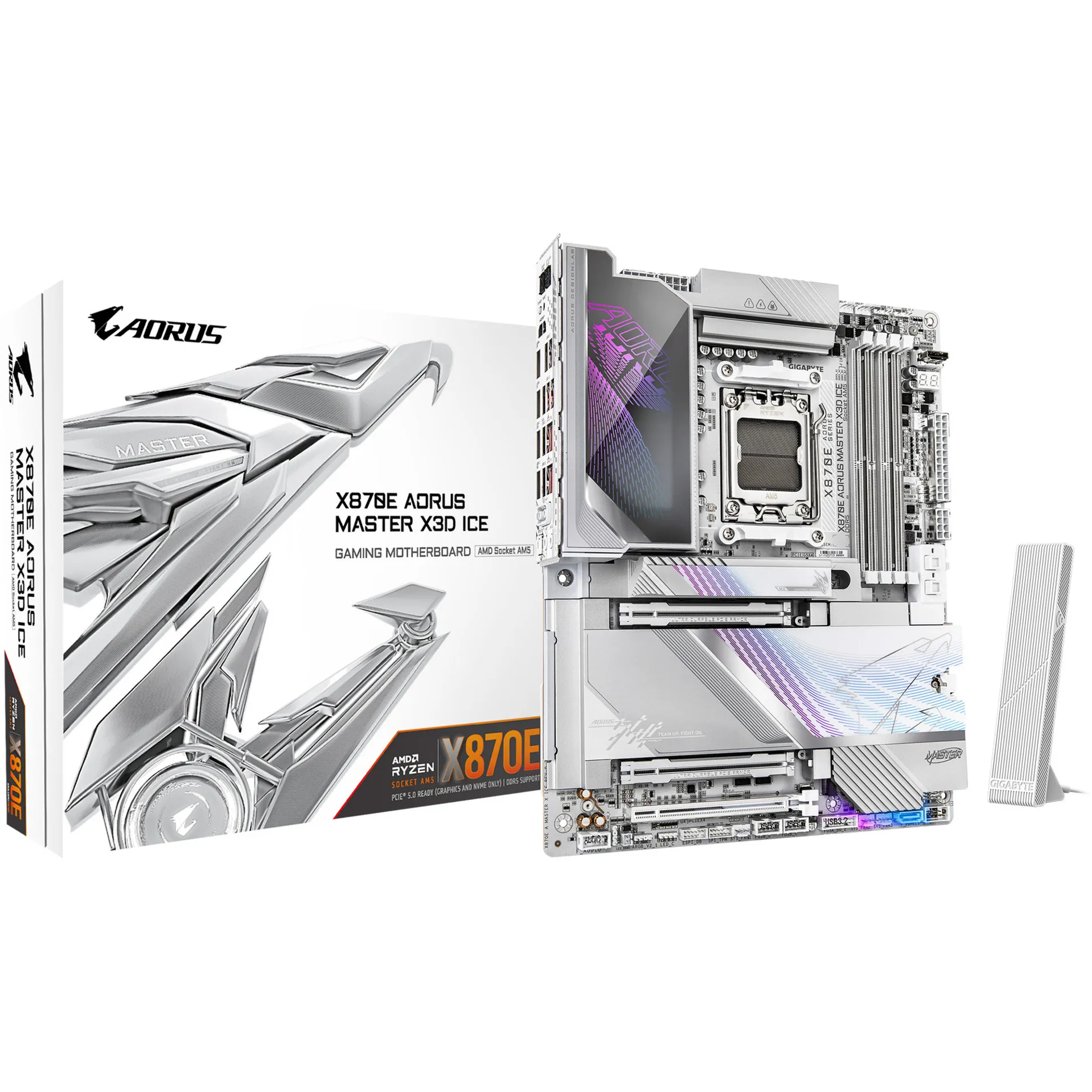 X870E AORUS MASTER X3D ICE, Scheda madre