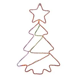 Albero giochi di luce (L50 H78 cm) (1pz) 216 luci - STRIPLED RGB IP44 D4090