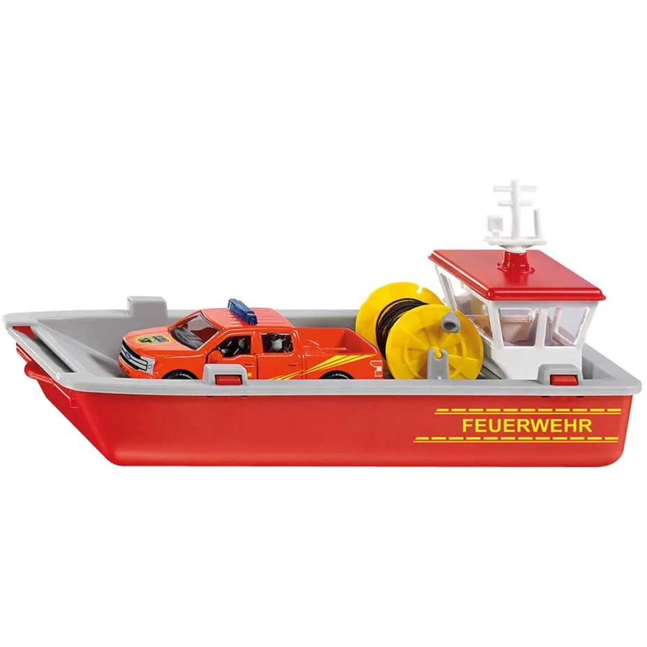 Fire Brigade working boat Modello di barca dei vigili del fuoco Preassemblato 1:50, veicolo da gioco
