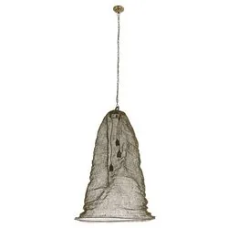 Sospensione AMISH Long brass (3 luci - 75 W - E27) (70x70x90cm) 0826382