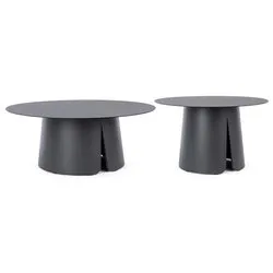 Set tavolini esterno alluminio BRYAN Antracite 0663687