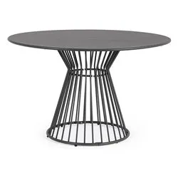 Tavolo da esterno acciaio AUSTIN Fisso Antracite (120x75cm) 0804955