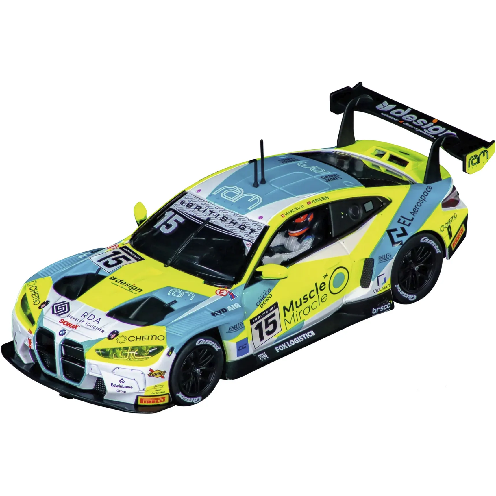 HYBRID BMW M4 GT3 "RAM Racing, No. 15", Auto da corsa