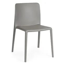 Sedia da esterno polipropilene CHLORIS Grigio 0650044
