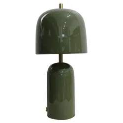 Lampada tavolo SILMU Verde (1 luce - 23 W - E14) (20x35cm) 0826669