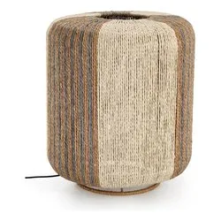 Lampada tavolo MALI Beige, Grigio e Marrone (1 luce - 40 W - E27) (34x40cm) 0828182