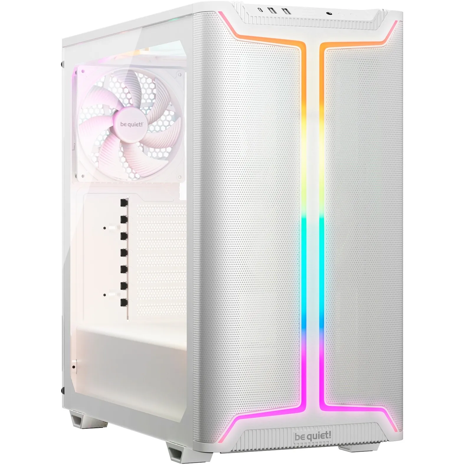 Pure Base 501 DX White Midi Tower Bianco, Chassis Tower