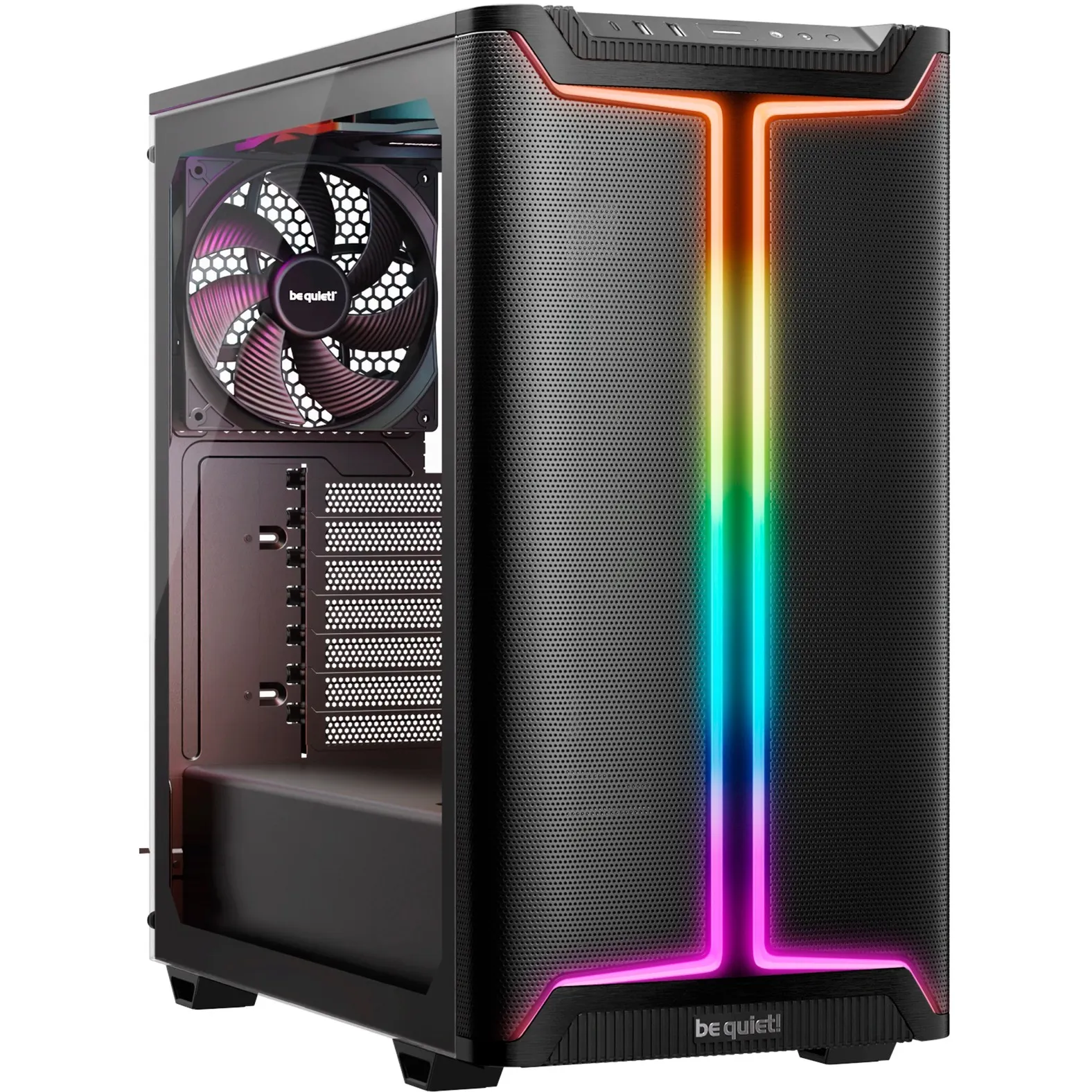 Pure Base 501 DX Black Midi Tower Nero, Chassis Tower