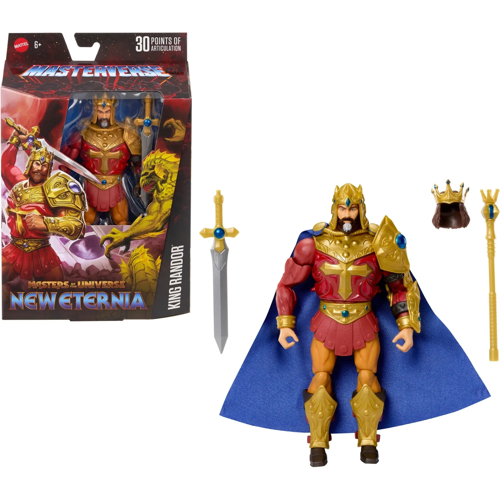 Masterverse New Eternia King Randor, Gioco figura
