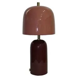 Lampada tavolo SILMU Arancio bordeaux (1 luce - 23 W - E14) (20x35cm) 0826668