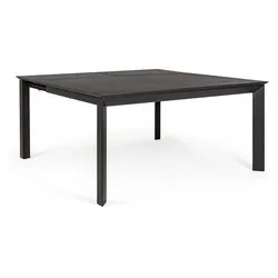 Tavolo da esterno alluminio KONNOR Allungabile Antracite (160x110x77,5cm) 0662756