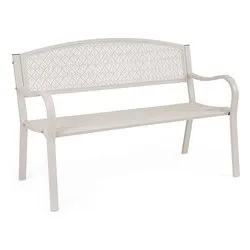 Panchina acciaio LIZETTE 2 posti Griz 0802994