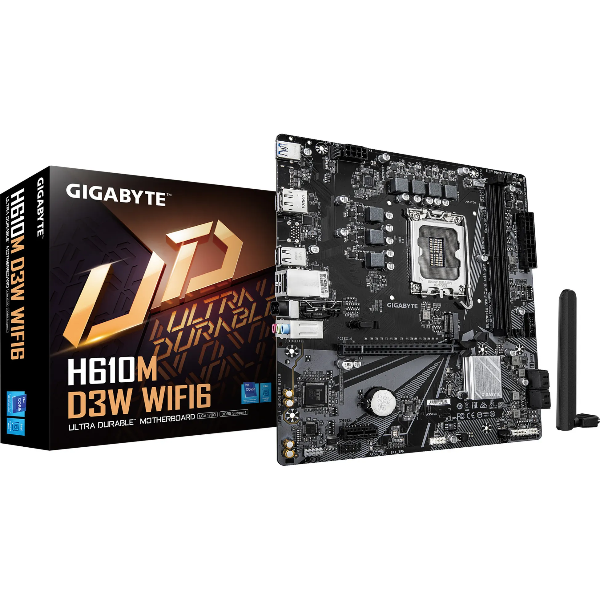 H610M D3W WIFI6, Scheda madre