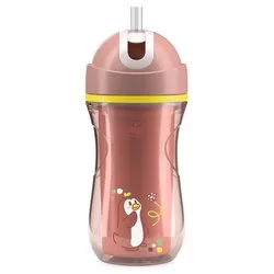 Tazza bimbo termica con cannuccia (266ml) (14m+) SPORT CUP Rosa 00069911500000
