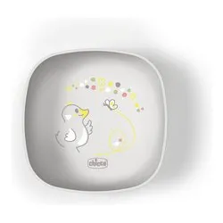 Piatto pappa plastica (14,8x14,8x6cm) Bowl con coperchio WARMY PAPPACALDA Grigio 00016001450000