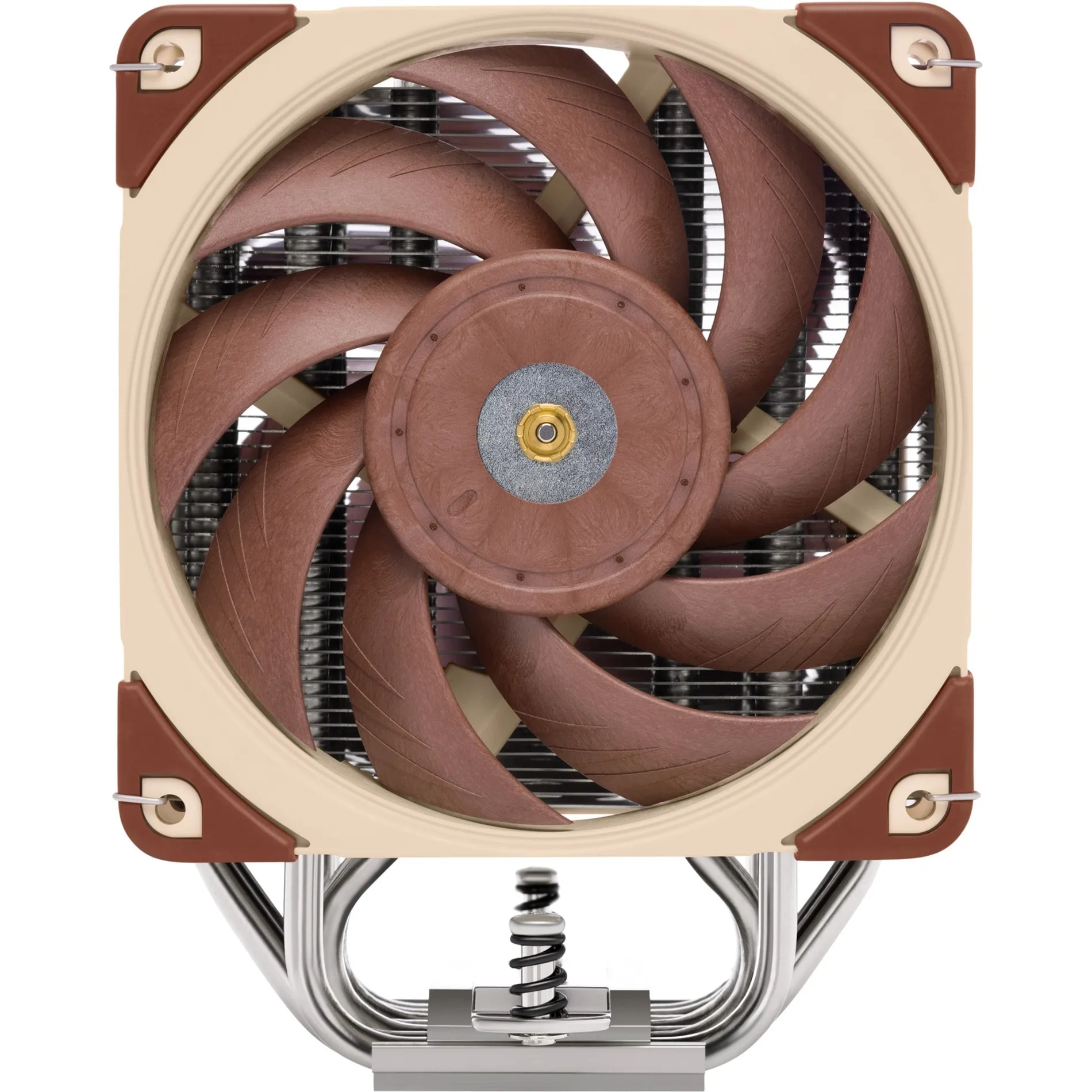 NH-U12A sistema di raffreddamento per computer Processore Refrigeratore 12 cm Beige, Marrone, Argento 1 pz, raffreddamento CPU