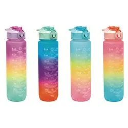 Borraccia plastica (1Lt) motivazionale DAILY Assortito 600NEW