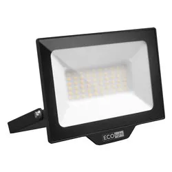 Proiettore led FLY Nero (1 luce - 5700 Lumen - 50 W - Bianco neutro) (IP65) (19x2,9cm) FLY 509040