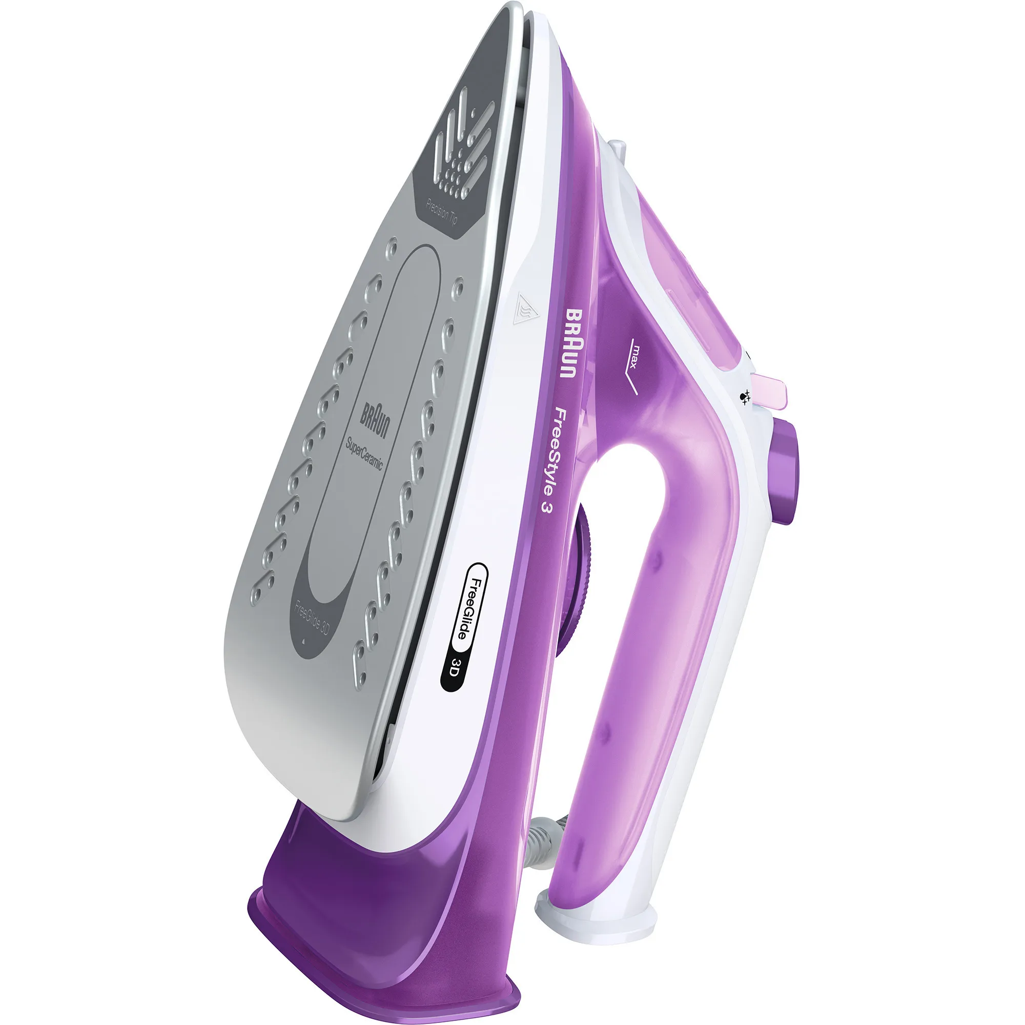 FreeStyle 3 FI 3124 Ferro da stiro a secco e a vapore Piastra in Ceramica 2400 W Viola