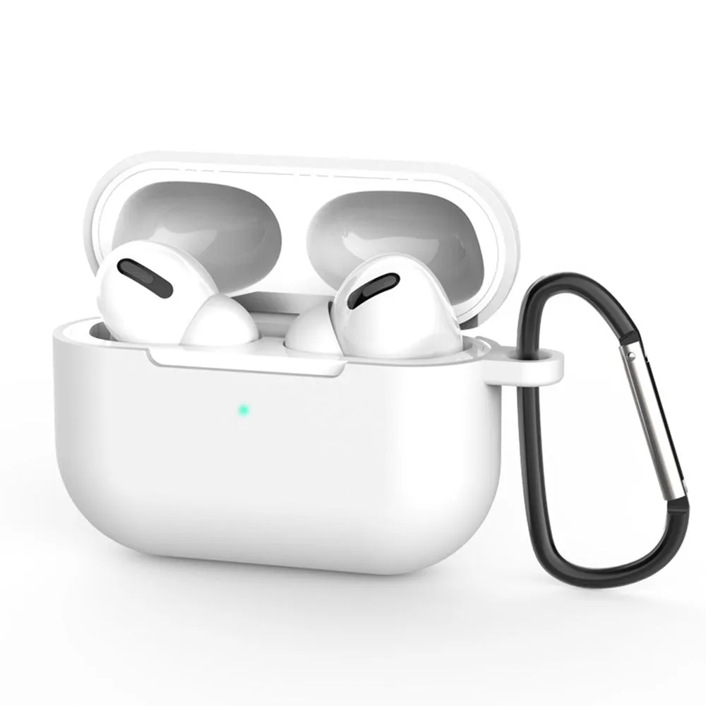 Custodia Techsuit Silicone per Apple AirPods Pro 3, Bianca