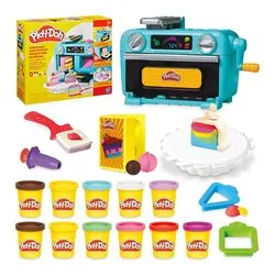 Pasta modellabile ( 11 vasetti 57gr e accessori ) Super fetta di torta playset PLAY DOH G04975L0