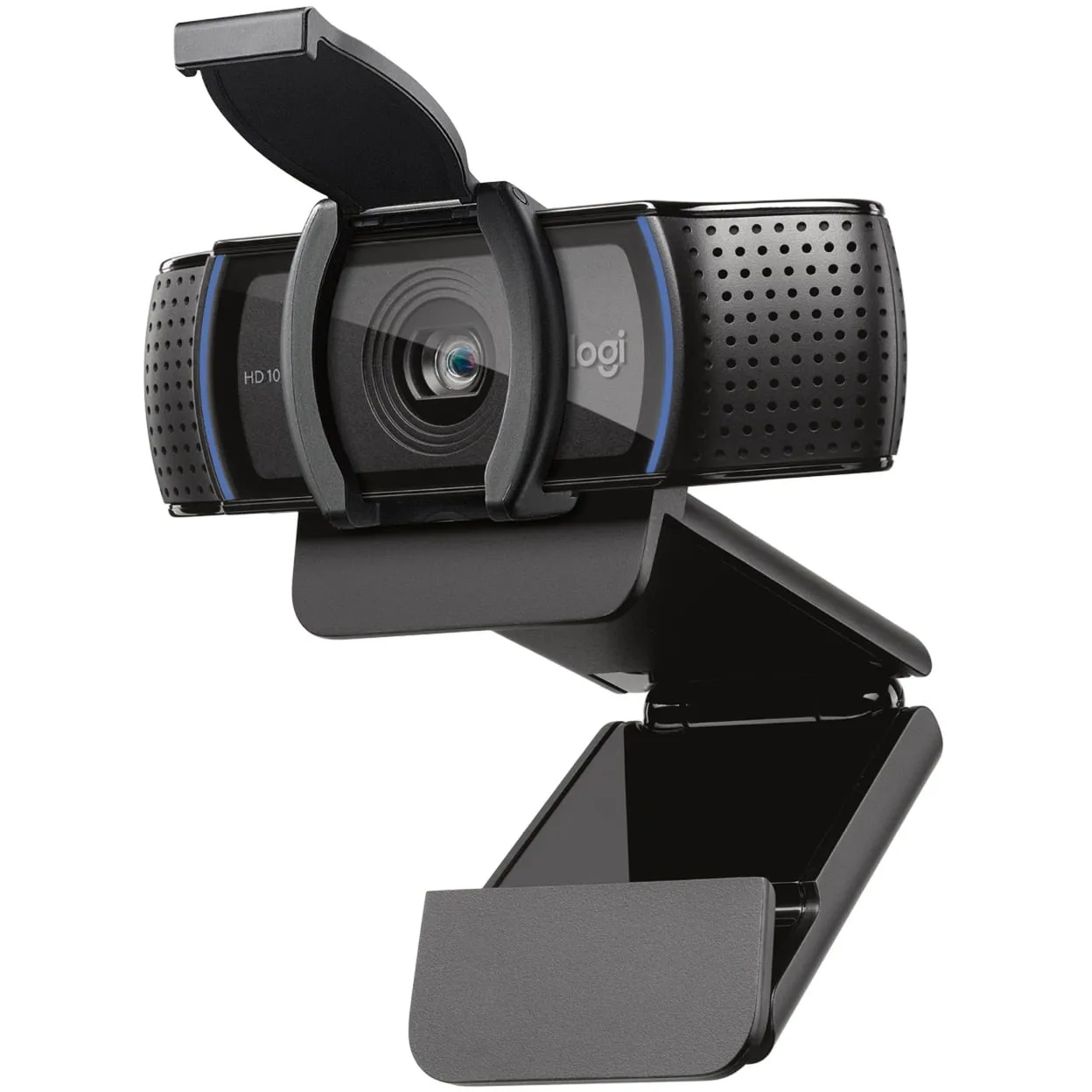 C920S HD Pro Webcam, Videochiamata Full HD 1080p/30fps, Audio Stereo ‎Chiaro, ‎Correzione Luce HD, Privacy Shutter, Per Skype, Zoom, FaceTime, Hangouts, ‎‎PC/Mac/Laptop/Tablet/XBox‎, Nero