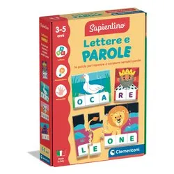 Gioco prescolare Lettere e Parole 3-5a SAPIENTINO 16845