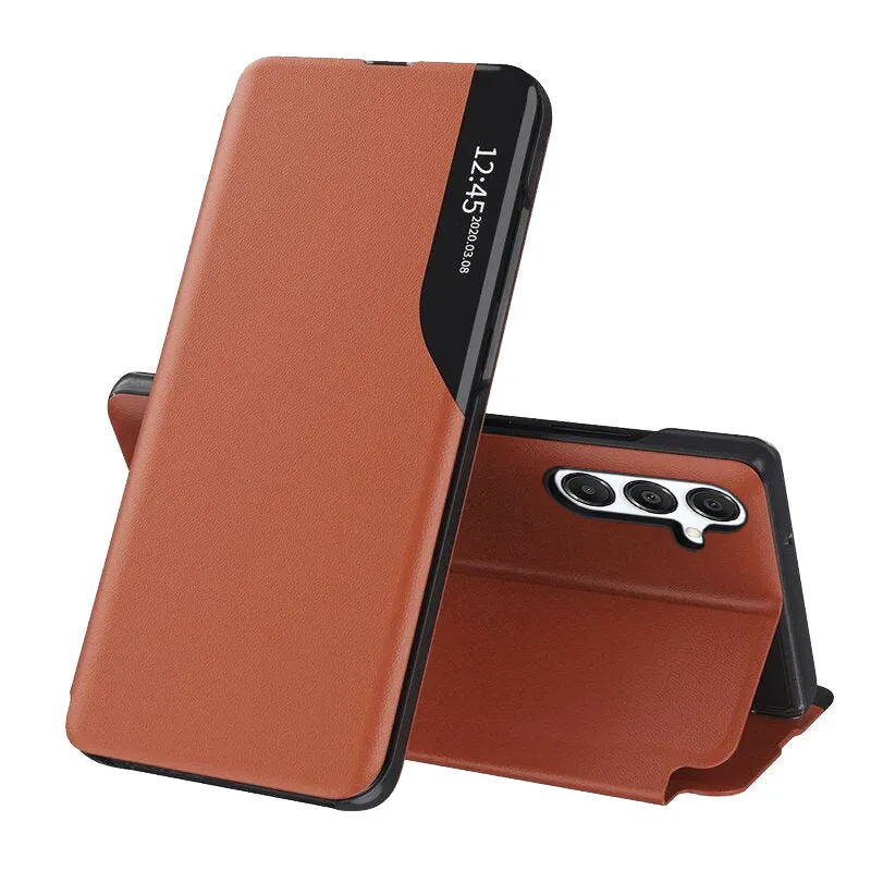 Custodia per Samsung Galaxy S25 FE, Techsuit, eFold, Arancione