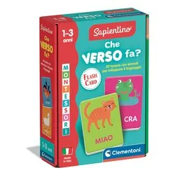 Gioco educativo Che Verso Fa ? Montessori 12-36m SAPIENTINO 16831