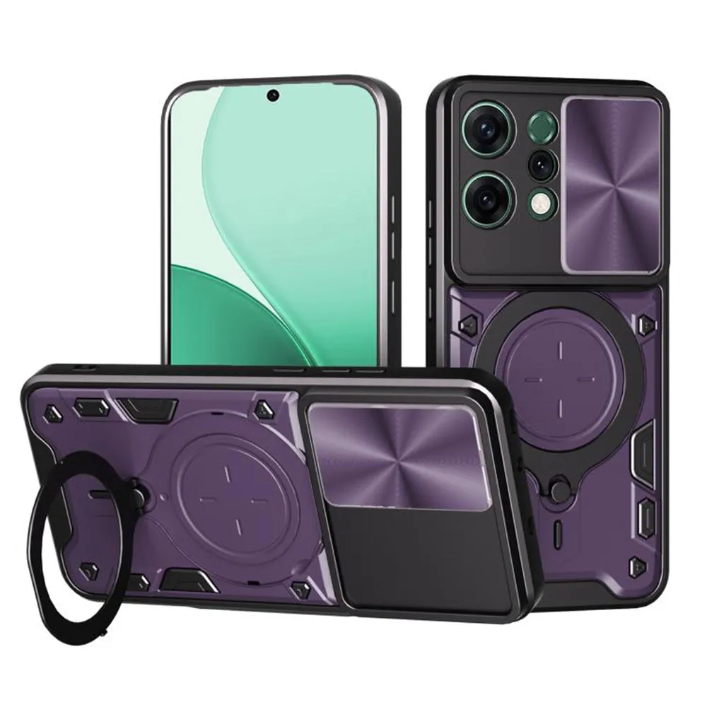 Custodia per Oppo Reno14, Techsuit, CamGuard Pro, Viola