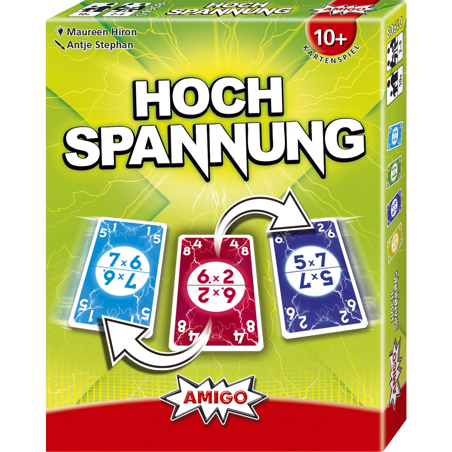 Alta tensione, Gioco di carte