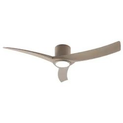 Ventilatore soffitto con luce Sabbia (1 luce - 2160 Lumen - 24 W - Bianco CCT) (132,8x21,5cm) 7211SB IR