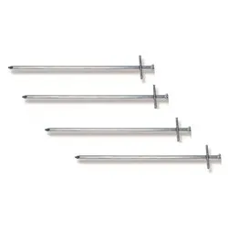 Set picchetti tenda 4 pz Spillone Stick Zincato 0302018C