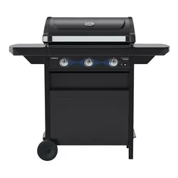 Barbecue GPL e Metano Compact 3 L DualGas con griglia, forno Nero 2226230