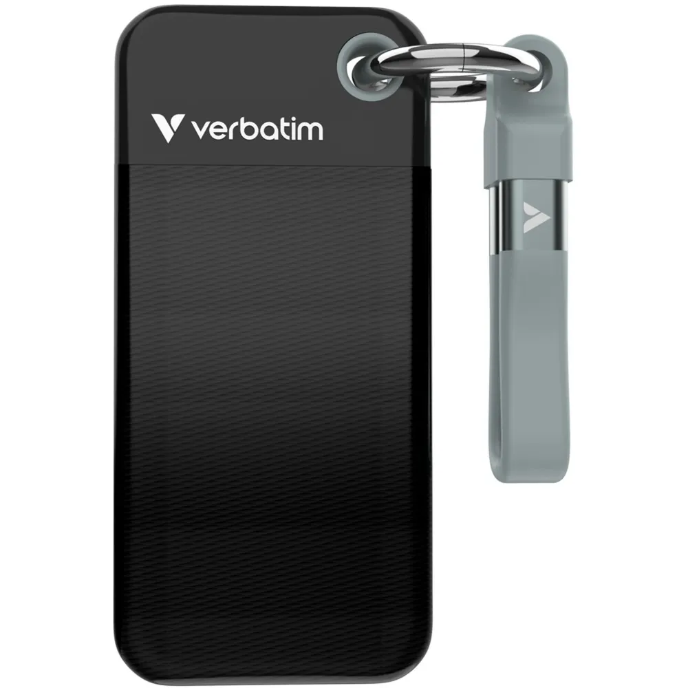 Pocket SSD 1 TB USB tipo-C 3.2 Gen 2 (3.1 Gen 2) Nero, Grigio, Disco a stato solido