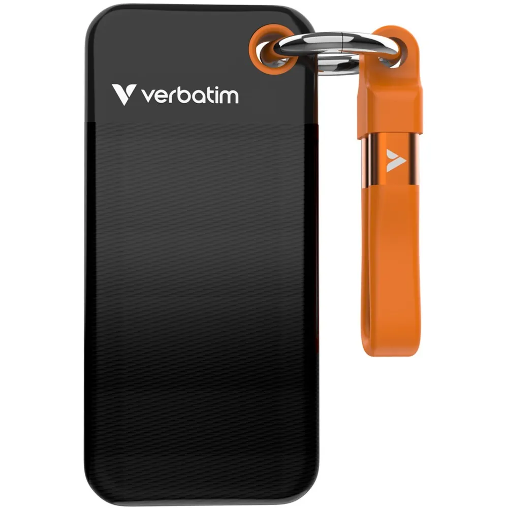 Pocket SSD 1 TB USB tipo-C 3.2 Gen 2 (3.1 Gen 2) Nero, Arancione, Disco a stato solido