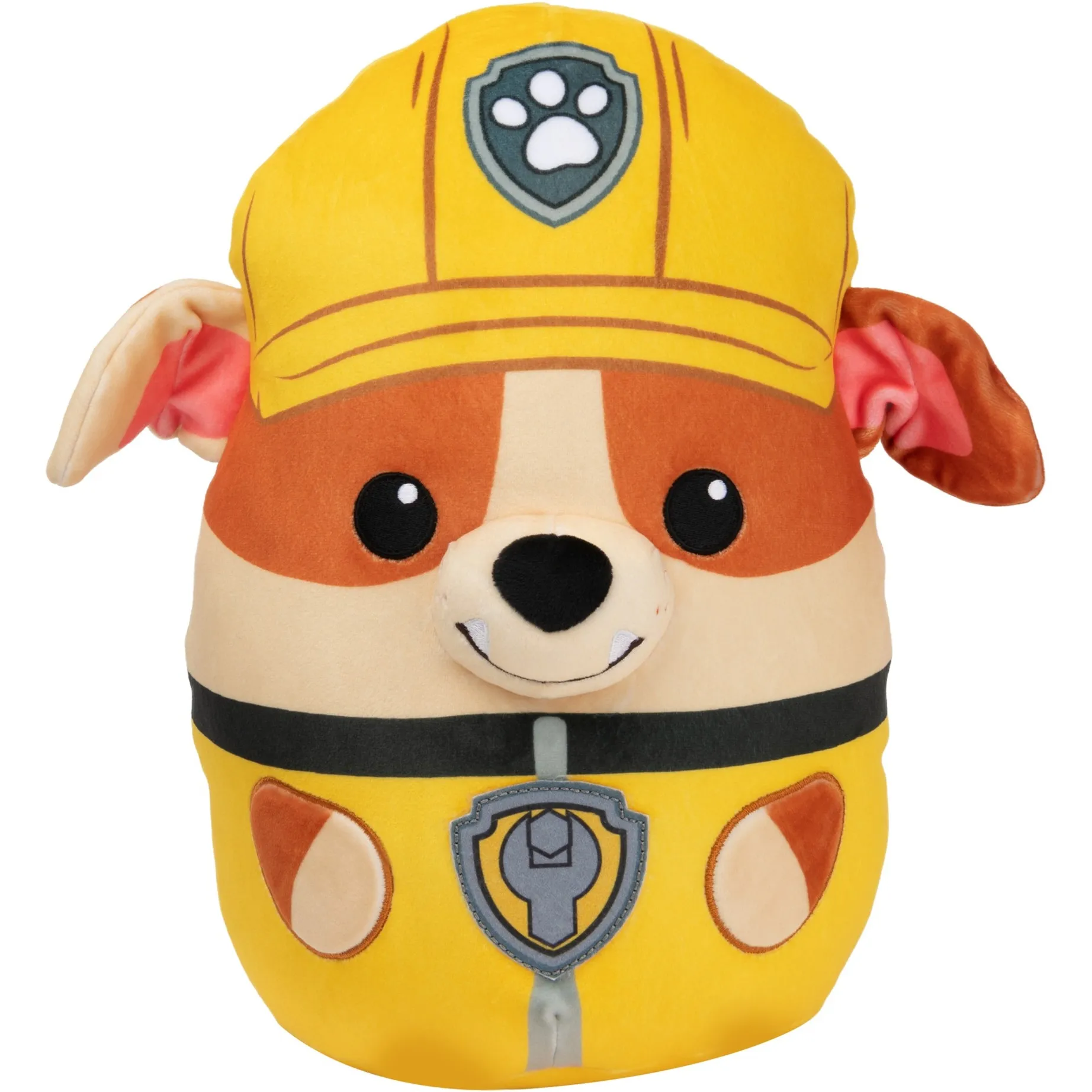Peluche da strizzare GUND PAW Patrol Rubble, giocattolo ufficiale del cartone animato di successo, animale di peluche morbido adatto da 1 anno in su, 30,48 cm, Peluche animali