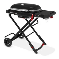 Barbecue GPL pieghevole con griglia, forno TRAVELER Nero 1501745
