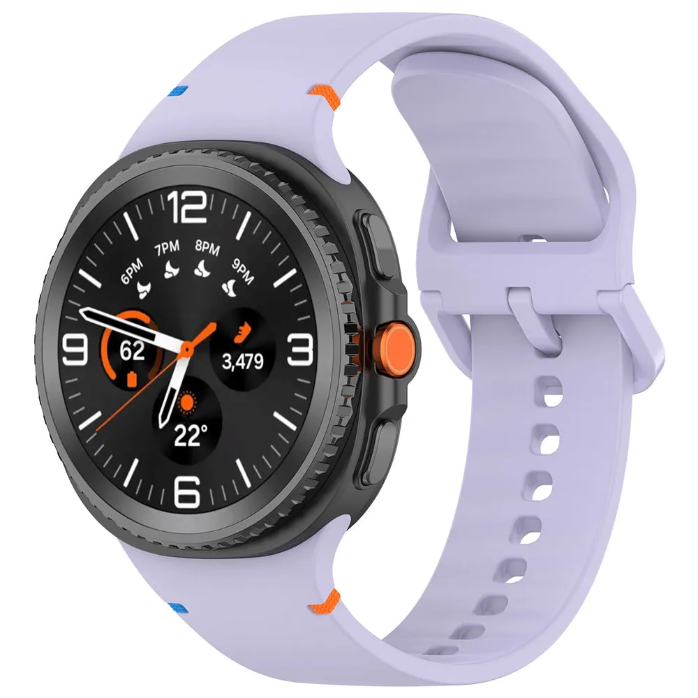 Cinturino Techsuit W079 per Samsung Galaxy Watch9 / Watch8 / Watch8 Classic Series, Viola