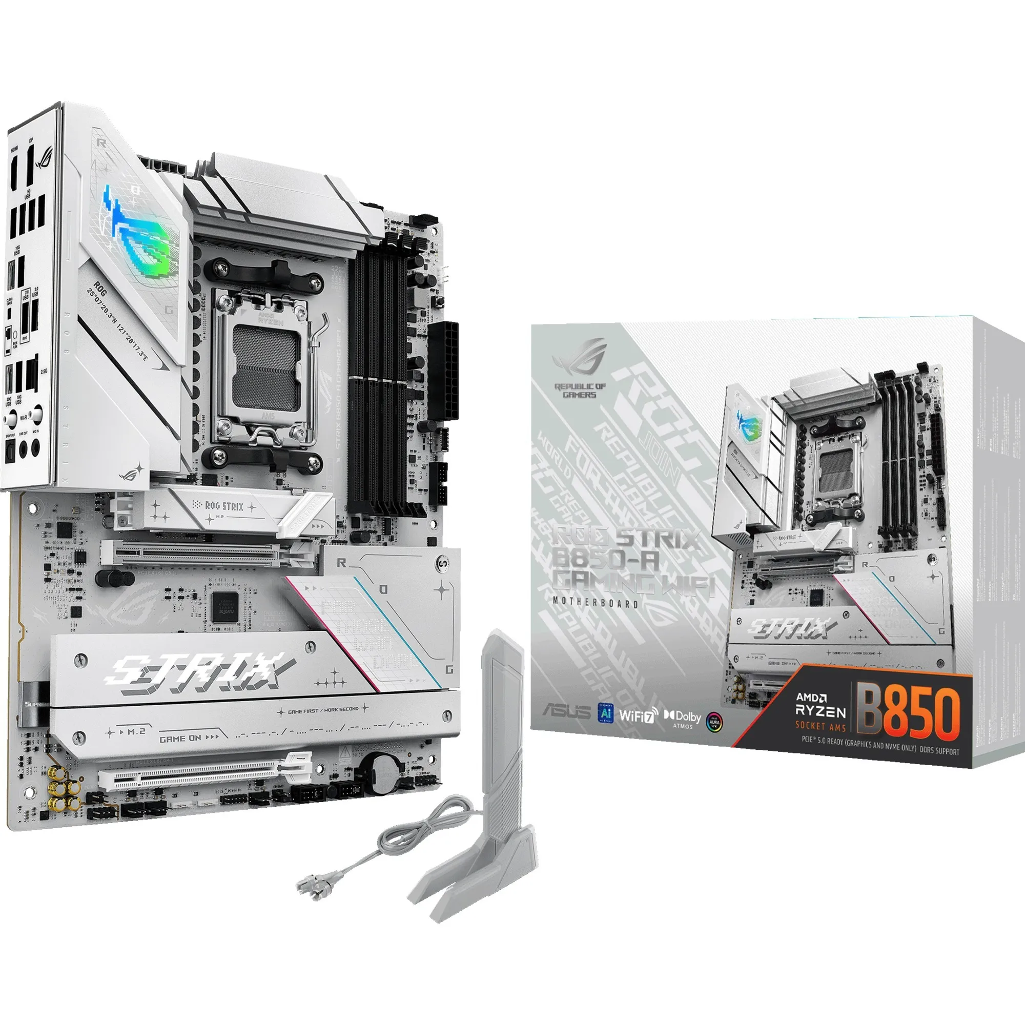 ROG STRIX B850-A GAMING WIFI AMD B850 Socket AM5 ATX, Scheda madre