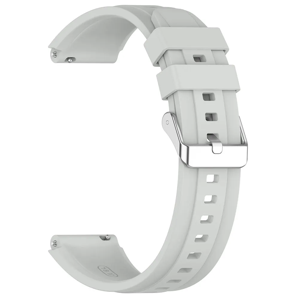 Cinturino Techsuit W075 per Huawei Watch / Garmin Watch Series, 18mm, Grigio