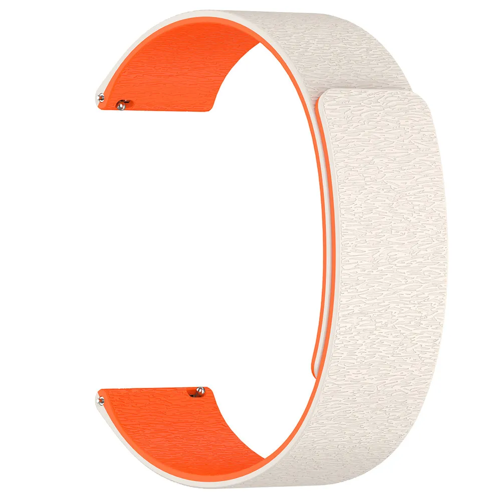 Cinturino Techsuit W074 per Samsung Galaxy Watch Series, 20mm, Beige Arancione