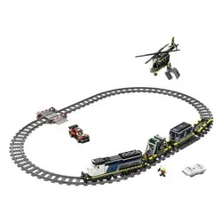 Rapina al treno della polizia ( 1313 pz ) CITY TRAIN 7a+ 60508