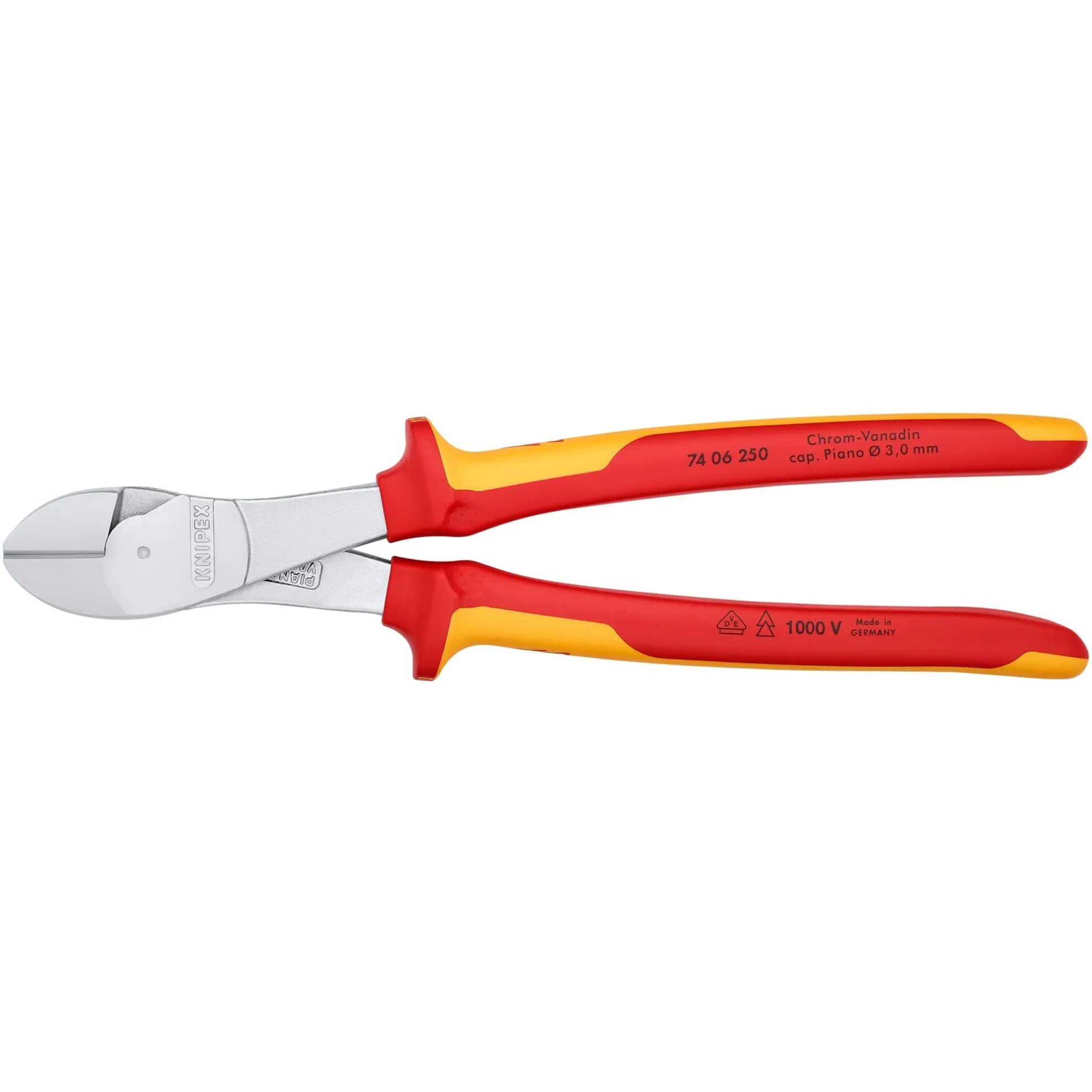Tronchese potente 74 06 250 VDE, Pinze di taglio