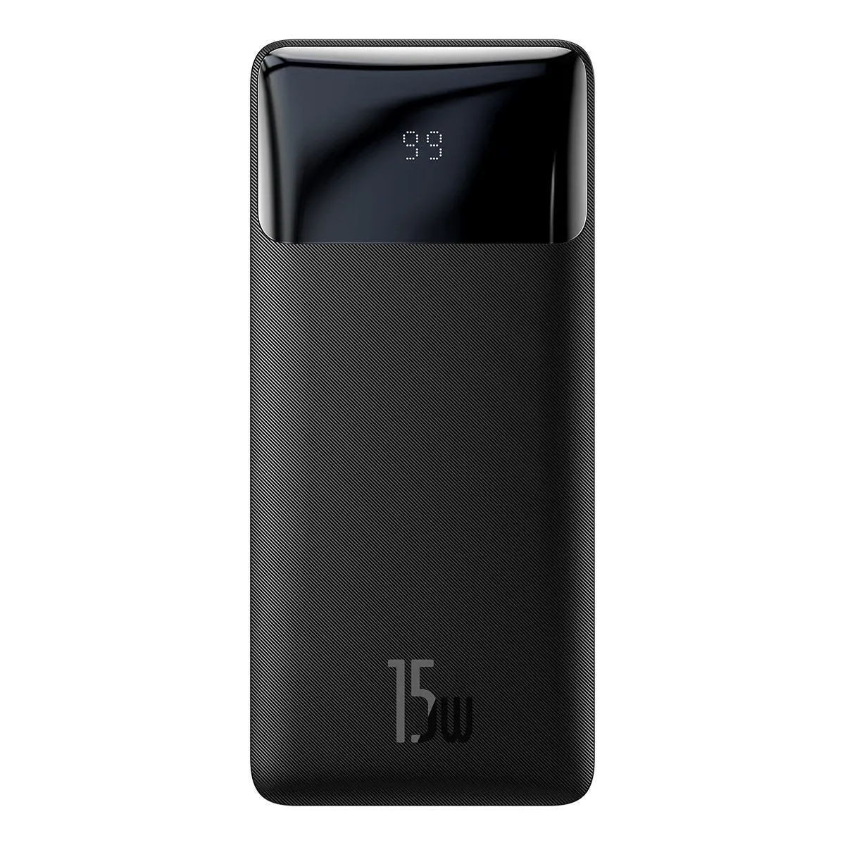 Batteria esterna Baseus Bipow, 10000mAh, 15W, 1 x USB-C - 2 x USB-A, nero PPBD050001