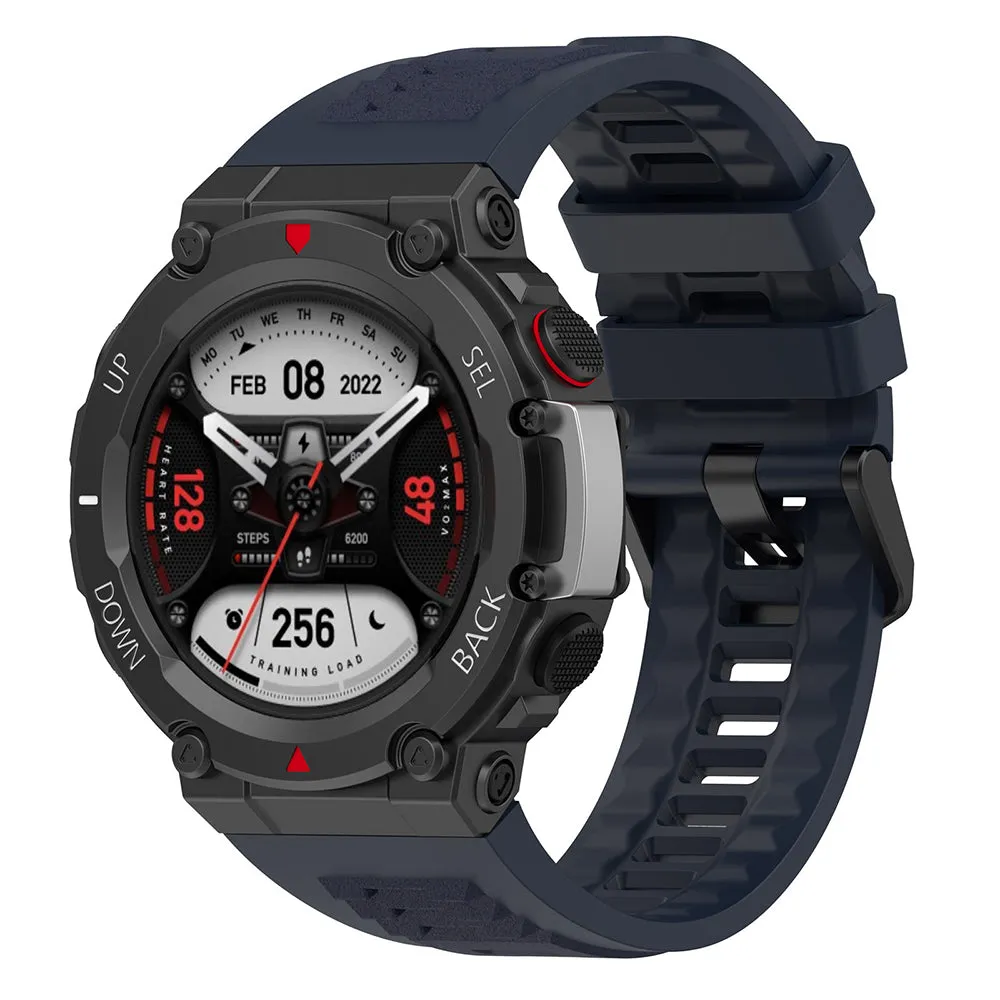 Cinturino Techsuit W067 per Amazfit T-Rex 2, Blu Navy